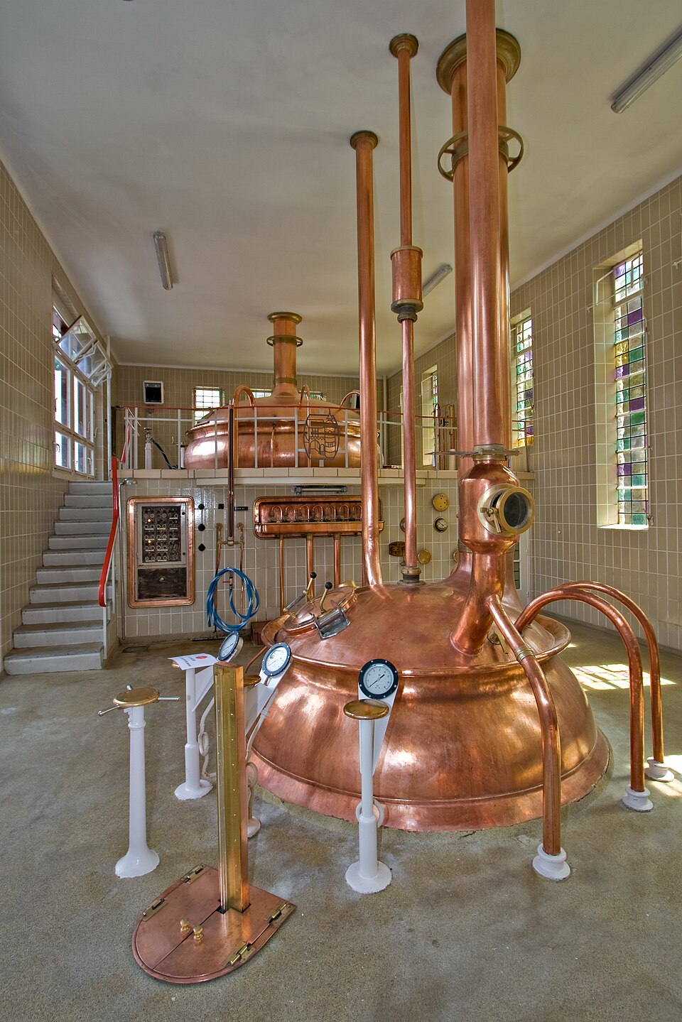 A brewhouse. Fermentation preserves calories, makes water safer, and teaches process control.
