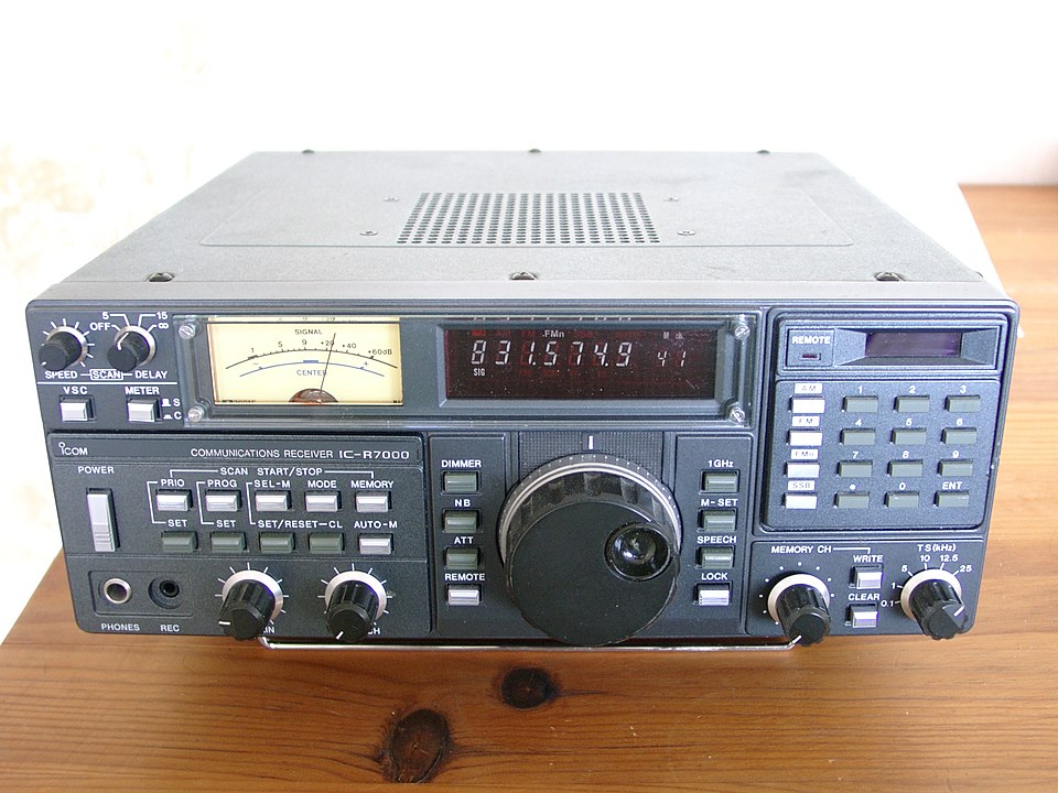 A communications receiver. Messages without wires, and without permission from the terrain.