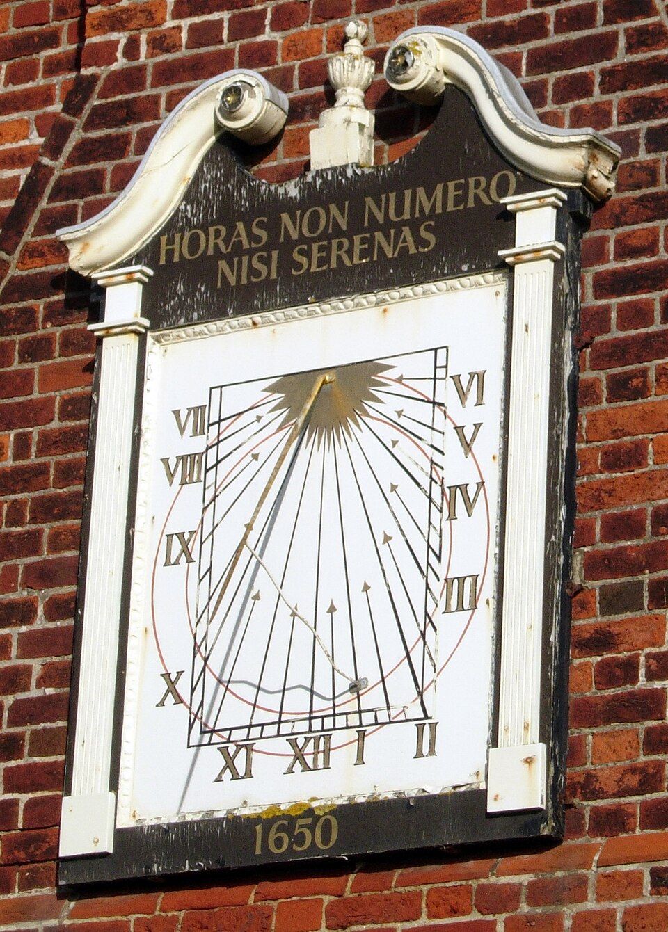 A 1650 sundial. Knowing the date is what makes planting on time possible.
