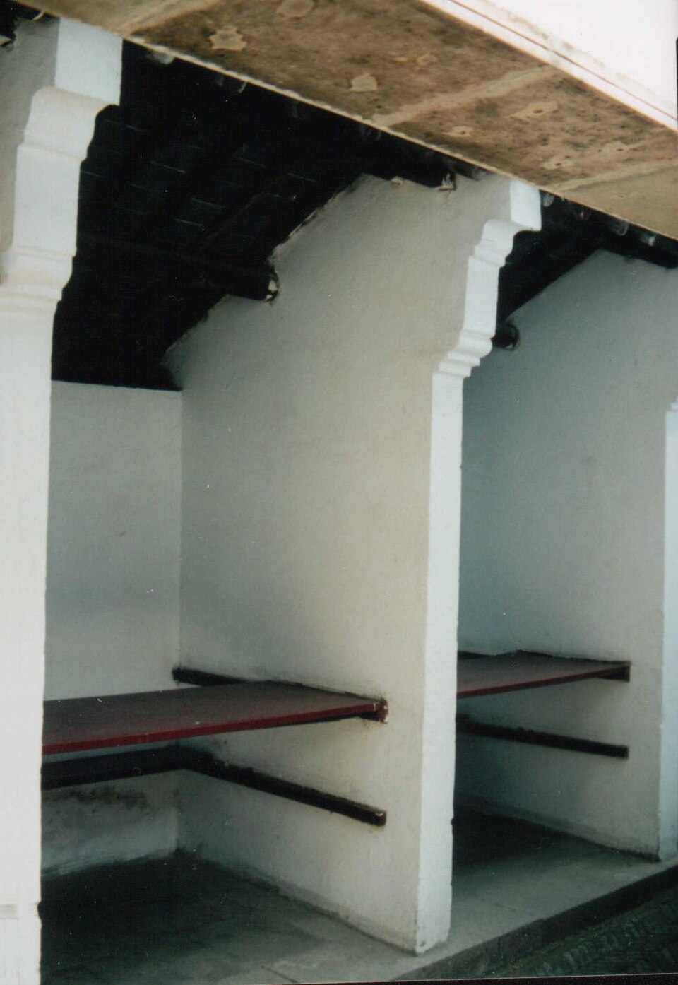 Examination cells at the Jiangnan examination hall, Nanjing. Each candidate sat alone in a cell for days, on boards that served as desk and bed; the papers were copied out by clerks before marking so the examiners could not recognise the handwriting.