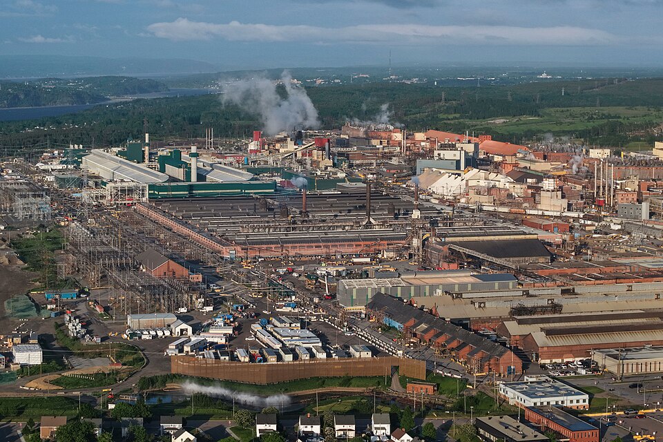 An aluminium smelter. Electricity makes metals that heat alone cannot reach.