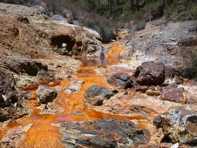 Mine or industrial drainage