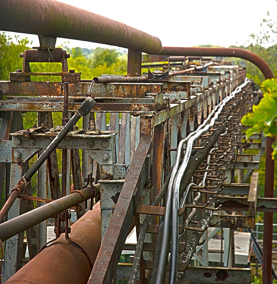 Plant at a soda ash works. Alkali underpins soap, glass, paper and textiles at once.
